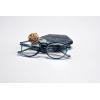 imageEyekepper 5Pack Oval Round Spring Hinges Eyeglasses Includes SunglassesBlue5pcs All Clear Lens
