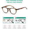 imageEyekepper 5Pack Oval Round Spring Hinges Eyeglasses Includes SunglassesMix