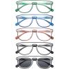 imageEyekepper 5pack Reading Glasses Double Color Stylish Readers5 Pack Mix Color