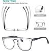 imageEyekepper 5pack Reading Glasses Double Color Stylish Readers5 Pack Mix Color