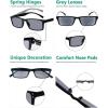 imageEyekepper Spring Hinge 5pack Retro Style Reading Glasses Sunshine Readers Grey Lens5pcs All Grey Lens