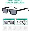 imageEyekepper Spring Hinge 5pack Retro Style Reading Glasses Sunshine Readers Grey Lens5pcs All Grey Lens