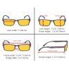 imageEyekepper Spring Hinge 5pack Retro Style Reading Glasses Sunshine Readers Grey LensBlue Light Blockingb904 Pairs