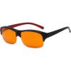 imageEyekepper 100 Blue Light ReductionHuge Fitover AntiBlue Blocking Computer Eyeglasses with Extra Amber Lenses Tortoise1801black Red100 Blue Light Blocking
