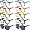 imageEyekepper 4pack Reading Glasses Blue Light Blocking for Women Yellow Tinted 20010 Pack Mix  R2104