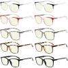 imageEyekepper 5 Pack Computer Glasses Digital Eye Strain Prevention Blue Light Filter Reading Glasses Amber Tinted 00010 Pack Mix  Uvr9113