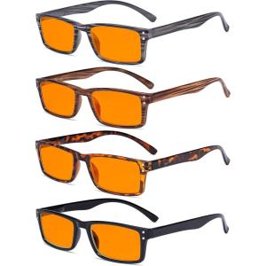 imageEyekepper Spring Hinge 5pack Retro Style Reading Glasses Sunshine Readers Grey LensBlue Light Blockingb984 Pairs
