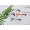 imageEyekepper 4 Pack Computer Reading Glasses for Women Blue Light Blocking Readers Orange Tinted 1254 Pairs Mix