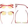 imageEyekepper 4pack Round Reading Glasses Blue Light Blocking Women Yellow Tinted 300Blue Light Blockingb604 Pairs