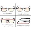 imageEyekepper 5Pack Patterned Reading Glasses Spring Hinges Rectangular Reader Eyeglasses for Women ReadingBlue Light Blockingb405 Pairs