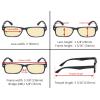 imageEyekepper 5Pack Patterned Reading Glasses Spring Hinges Rectangular Reader Eyeglasses for Women ReadingBlue Light Blockingb605 Pairs