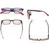 imageEyekepper 6pack Reading Glasses Blue Light Blocking Amber Tinted 100Blue Light Blockingb406 Pairs