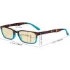 imageEyekepper 6pack Reading Glasses Blue Light Blocking Amber Tinted 100Blue Light Blockingb606 Pairs
