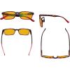 imageEyekepper 6pack Reading Glasses Blue Light Blocking Orange Tinted 100Blue Light Blockingb906 Pairs