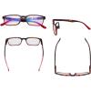 imageEyekepper 6pack Reading Glasses Blue Light Blocking Orange Tinted 100Normal Reading Glasses3 Pairs