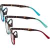 imageEyekepper 6pack Reading Glasses Blue Light Blocking Orange Tinted 100Normal Reading Glasses3 Pairs