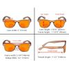 imageEyekepper Multipack Orange tinted Blue Light Blocking Reading Glasses for Women Men Readers Computer EyeglassesC5 Pack Mix
