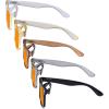 imageEyekepper Multipack Orange tinted Blue Light Blocking Reading Glasses for Women Men Readers Computer EyeglassesC5 Pack Mix