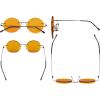 imageEyekepper Titanium Rimless Orange Tinted Lenses Computer Reading Glasses Readers Men WomenLens Width 47mmbb98 Lensgunmetal