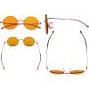 imageEyekepper Titanium Rimless Orange Tinted Lenses Computer Reading Glasses Readers Men WomenLens Width 47mmbb98 Lensred