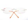 imageEyekepper Titanium Rimless Orange Tinted Lenses Computer Reading Glasses Readers Men WomenLens Width 51mmgold