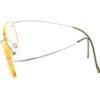 imageEyekepper Titanium Rimless Orange Tinted Lenses Computer Reading Glasses Readers Men WomenLens Width 51mmsilver