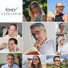 imageEyekepper Titanium Rimless Orange Tinted Lenses Computer Reading Glasses Readers Men WomenLens Width 55mmbb60 Lenssilver