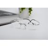imageEyekepper Titanium Rimless Orange Tinted Lenses Computer Reading Glasses Readers Men WomenLens Width 55mmgunmetal
