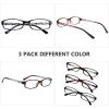 imageEyekepper 3 Pack Blue Light Blocking Reading Glasses Crystal Clear Computer Readers Orange Tinted 1003 Pack Beautiful Pattern