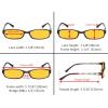imageEyekepper 3 Pack Blue Light Blocking Reading Glasses Crystal Clear Computer Readers Orange Tinted 100Blue Light Blockingb903 Pairs