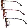 imageEyekepper 3 Pack Blue Light Blocking Reading Glasses Crystal Clear Computer Readers Orange Tinted 100Blue Light Blockingb983 Pairs