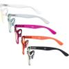 imageEyekepper 3 Pack Yellow Tinted Filter Lens Classic SemiRim Reading Glasses Blue Light Blocking Computer Eyeglasses 125B5 Pack Mix