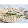 imageEyekepper Computer Reading Glasses Blue Light Filter Glasses Small Round Blocking Readers Reading with Spring Hinges  Tortoise 250Greenbb40 Lens