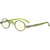 imageEyekepper Computer Reading Glasses Blue Light Filter Glasses Small Round Blocking Readers Reading with Spring Hinges  Tortoise 250Greenbb40 Lens
