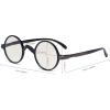 imageEyekepper Computer Reading Glasses Blue Light Filter Glasses Small Round Blocking Readers Reading with Spring Hinges  Tortoise 250GreyTortoisebb40 Lens