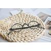 imageEyekepper Computer Reading Glasses Blue Light Filter Glasses Small Round Blocking Readers Reading with Spring Hinges  Tortoise 250Greybb40 Lens