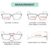 imageEyekepper Bifocal Reading Glasses Women  Stylish Bifocal Readers Clear Lens Oversize FrameTransparent