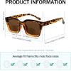 imageEyekepper Bifocal Reading Glasses Women Stylish Bifocal Readers Clear Lens Oversize  Red 100TortoiseGrey Lens