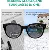 imageEyekepper Bifocal Reading Glasses Women Stylish Bifocal ReadersRedGrey Lens