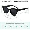 imageEyekepper Bifocal Sunglasses for Women Reading under the Sun Stylish Bifocal Readers Tinted Lens Oversize Cateye StyleBlackGrey Lens