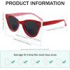 imageEyekepper Bifocal Sunglasses for Women Reading under the Sun Stylish Bifocal Readers Tinted Lens Oversize Cateye StyleRedGrey Lens