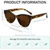 imageEyekepper Bifocal Sunglasses for Women Reading under the Sun Stylish Bifocal Readers Tinted Lens Oversize Cateye StyleTortoiseGrey Lens