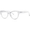 imageEyekepper Bifocal Sunglasses for Women Reading under the Sun Stylish Bifocal Readers Tinted Lens Oversize Cateye StyleTransparentClear Lens