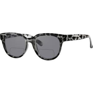 imageEyekepper Bifocal Reading Glasses Women Stylish Bifocal ReadersGrey TortoiseGrey Lens