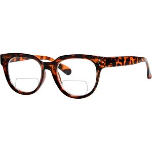 imageEyekepper Bifocal Reading Glasses Women Stylish Bifocal ReadersTortoiseClear Lens