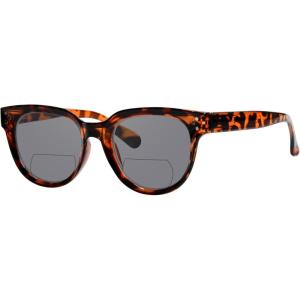imageEyekepper Bifocal Reading Glasses Women Stylish Bifocal ReadersTortoiseOrange Lens