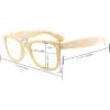 imageEyekepper 4 Pack Reading Glasses  Pattern Design Readers for Women Men Reading 3504 Pairs Mix