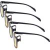 imageEyekepper 4 Pack Reading Glasses  Pattern Design Readers for Women Men Reading 350Blue Light Blockingb604 Pairs