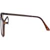 imageEyekepper Readers Retro Square Plastic Frame Metal Arms Reading Glasses AmberBlack Arm 05Tortoise