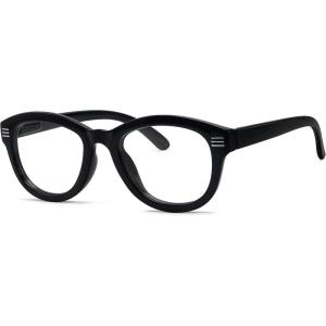 imageEyekepper Cat Eye Reading Glasses for Women Oversize Ladies Readers  BlackBlack